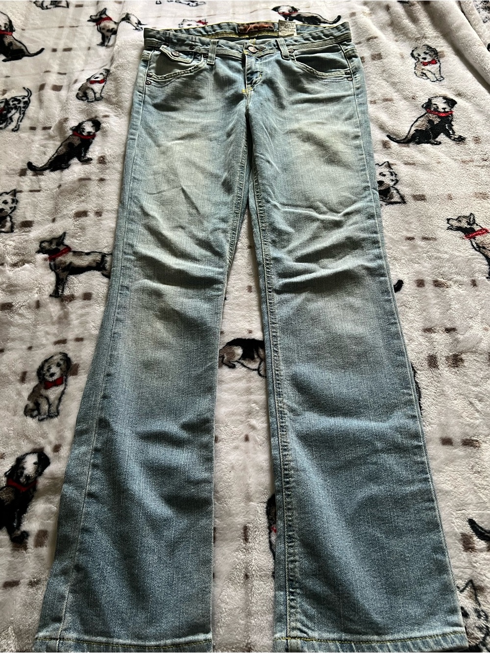 MM Couture Light Blue Flare Jeans
